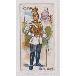 Cigarette card, John Young & Sons, Russo-Japanese Series, type card, Russia, Royal Guard (gd) (1)