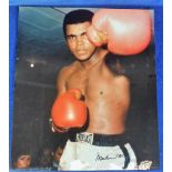Autograph, Boxing, Muhammad Ali, large signed colour 16 x 18.5” photograph of the World