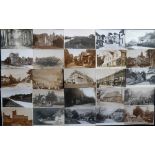 Postcards, Sussex, a good selection of approx. 44 cards with many street scenes and villages. RP's