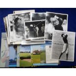 Golf, The British Open & Women's Golf, 2002 Royal St Georges & 2003, St Andrews, selection of