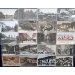 Postcards, a Devonshire collection of approx. 110 cards with RP's of High St Honiton (West End),