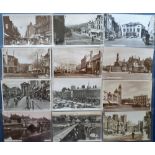 Postcards, UK topographical, a collection of 24 cards RP's & printed inc. West St Bridport (RP),