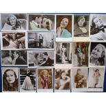 Postcards, a collection of 30 cards, Greta Garbo (16) & Joan Crawford (14) including Picturegoer and