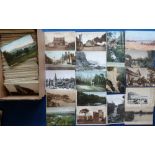 Postcards, UK views, a collection of approx. 500 cards, mostly printed, covering a wide range of