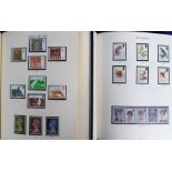 Stamps, Collection of mint GB stamps in 2 Windsor albums 1971-2003 fairly complete with a face value