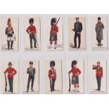 Cigarette cards, Cohen, Weenen, Home & Colonial Regiments (Titles in brown) (set, 20 cards) (gd, a