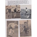 Football autographs, Fulham FC, a collection of signed 1950's/60's magazine picture cut-outs,