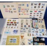 Stamps, Collection of Falkland Islands mint and used stamps on album pages and stockcards 100s