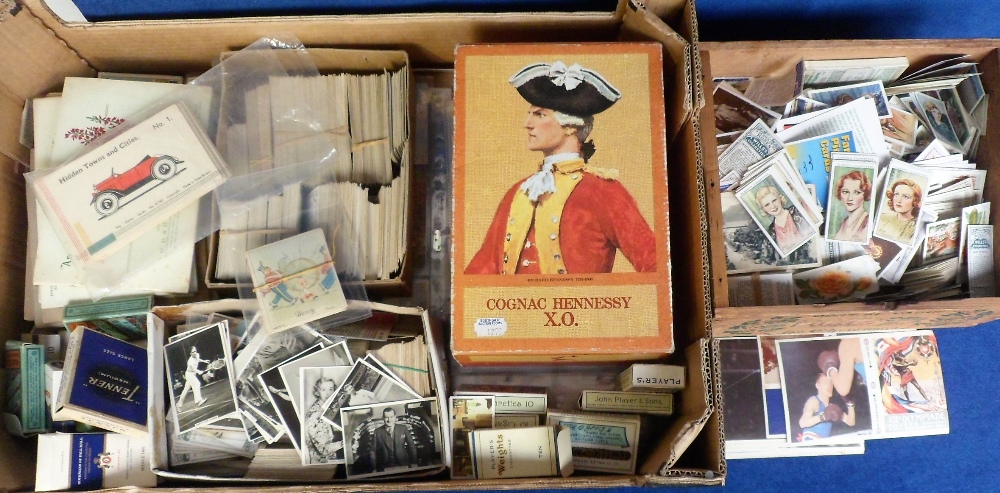 Cigarette & trade cards, a vast quantity of cards, loose and in sleeves, various manufacturers