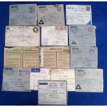 Postal history, a collection of approx 15 items of correspondence relating to Maritime history,
