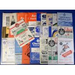Football programmes, a collection of 30 1950's programmes all pre 1955, various clubs inc.