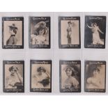 Cigarette cards, Algeria, Melia, Actresses, 'Collection Melia' at top, 'Cigarettes Melia Alger' at