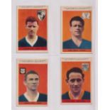 Trade cards, A&BC Gum, Footballers (47-92, with 'Planet'), 'X' size (set, 46 cards) (vg)