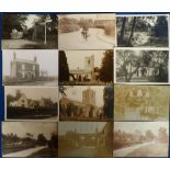 Postcards, Hertfordshire, a collection of approx. 23 cards of Weston, Herts, mostly RP's inc. Fore