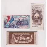 Trade cards, USA, Runkel Brothers, three advertising cards for Breakfast Cocoa, Cocoa & Chocolates &