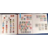 Stamps, 2 large 32 page stockbooks 1 containing European stamps including Spain, Greece and