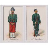 Cigarette cards, Roberts, Colonial Troops, two type cards, 2nd Beloochs & 44th Gurkhas (vg) (2)