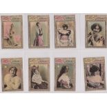 Cigarette cards, South America, El Buen Tono (Mexico), Actresses, coloured, numbered, 26 different