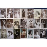 Postcards, Theatre, a collection of approx. 200 cards showing a selection of early Actors &