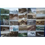 Postcards, Devon, a collection of approx. 200 cards, RP's & printed, mostly scenic views and