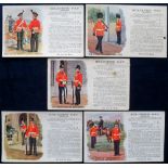 Postcards, Paul Brinklow Gale and Polden Collection, a selection of 5 soldiers pay cards. These