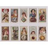 Cigarette cards USA, Kinney, Famous Gems of the World, (set, 25 cards) (some age toning gen gd)