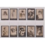 Cigarette cards, Ogden's, Guinea Golds, Actors & Actresses, list MH, a collection of 109 cards all