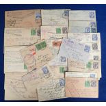 Stamps & Covers, Tin Can Mail, a collection of 24 covers dated between 1934 & 1939 all for mail from