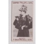Cigarette card, Phillip's, Beauties, 'HUMPS' (Phillip's front), type card, ref H222, picture no 9 (