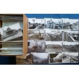 Postcards/photos, Rail, a collection of over 400 photos and a few postcards of UK railway