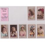 Cigarette cards, USA, Kinney, Actresses, Set 1, (21/25) (gd)