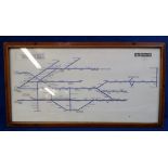 Rail, 3 framed carriage posters to comprise British Rail Eastern Region (St. Pancras, Liverpool