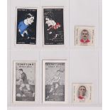 Trade cards, Football, six scarce cards, Barratt's, Football Stars (1930), two cards, A, Wilson