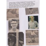 Football autographs, Tottenham Hotspur FC, a collection of signed 1950's/60's magazine picture cut-