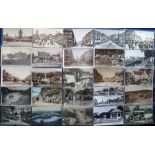 Postcards, a collection of 86 sleeved cards of Bristol (26) & Somerset (60), inc. towns, village