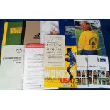 Football, selection of Ladies Football items including programme from the England v Scotland