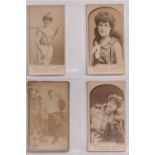 Cigarette cards, USA, Duke's, Photographic cards, Actresses, 32 different cards, 'X' size (some