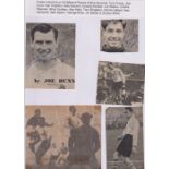 Football autographs, Preston North End FC, a collection of signed 1950's/60's magazine picture cut-
