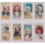 Cigarette cards, USA, Duke's, Histories of Poor Boys & Other Famous People (folders), 8 folders, P.