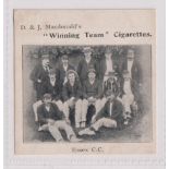 Cigarette card, Macdonald's, Cricket & Football Teams (Winning Team), type card, Cricket, Essex