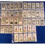 Trade cards, Thomson, 5 sets, Famous Footballers (25 cards & 24 cards Series), Football Stars of