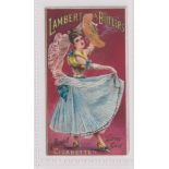 Cigarette card, Lambert & Butler, Advertisement Card, Spanish Dancer (slight foxing to back, gd) (