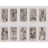Trade cards, Boxing, Cartledge, Famous Prize Fighters (set, 50 cards) includes Joe Louis, Jack