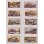 Trade cards, Amalgamated Press, Famous Trains & Engines, (set, 24 cards) (vg)