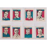 Trade cards, M. M. Frame (Glasgow), Sports Stars & Sports Aces, 16 different cards inc. Stanley