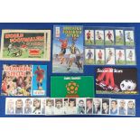 Trade cards, Football, Daily Sketch World Cup Souvenir Album 1970 with uncut set of 40 cards in