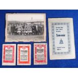 Football, small pre-War selection, 3 Fixture booklets issued by Forshaw's of Middlesbrough