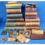 Victorian Photographs and Albums, a collection of 16 empty Victorian albums and 8 Daguerreotype/