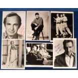 Autographs, CINEMA – Selection of signed 8 x 10 photographs by various Hollywood film stars, some of