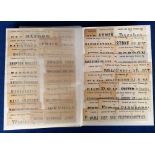 Ephemera, Rail, approx. 600 vintage luggage labels presented in 2 modern stock albums from various